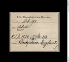Etiketten zu Calcit (NHMW-MIN-Ab192)
